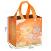 Bolsa de Pascua No Tejida Laminada Puntual Transfronteriza Bolsa de Compras Ecológica Bolsa de Regalo de Color Fabricante de Bolsos al por Mayor