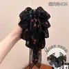 Pinza de Garra con Cinta Floral de Moño para Mujer de Alta Gama 2026 Nuevo Pasador para el Cabello Parte Posterior de la Cabeza Peinado Semirecogido Pinza de Tiburón Accesorios para el Cabello