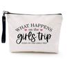Amazon eBay Explosões Estojo de Linho Estampado Personalizado Transferência Térmica de Linho Bolsa de Cosméticos Feminina Bolsa de Presente