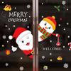 Ventilador Xi XH6253 Novo Natal Papai Noel Decoração Janela Loja Vidro Porta Adesivos Removível Wallpaper