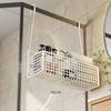 Prateleira de Armazenamento para Banheiro Cesta Suspensa para Box de Banheiro Suporte de Toalha Banheiro Artigos de Higiene Pessoal Prateleira de Armazenamento Multifuncional