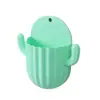 Estante de Almacenamiento Multifuncional de Cactus para Montar en la Pared para Teléfono de Mesita de Noche y Herramientas de Maquillaje, Caja de Almacenamiento para Baño