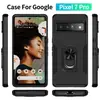 Adecuado para Google Pixel 7Pro Funda de Teléfono Armadura de Anillo Anti-Caída 10A Trailblazer 11Pro Soporte Cubierta Protectora
