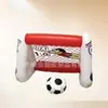 Suministro Inflable Fútbol Infantil Entretenimiento Marco de Fútbol Portería de Fútbol Inflable de PVC Campo Inflable Portería Plegable