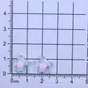 Mini Accesorios Transparentes de Resina con Forma de Estrella Pegamento en Crema DIY Pasador Accesorios para el Cabello Arte de Uñas Pegatina para Vaso de Agua Llavero Material