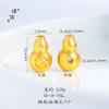 Pu Zuojiu não desbota ouro acessórios diy contas de tambor semente de acácia cabaça estrela com furo pulseira com contas mulheres