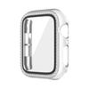 Apple Watch Case Diamante Escudo Protetor para iWatch Case Single Row Diamond Film Diamond Plating Capa Protetora