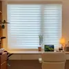 Persianas Enrollables Shangri-La Color Blanco Beige Parasol Vestidor Dormitorio Balcón Sala de Estar
