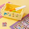 Pegatinas de Burbujas de Dibujos Animados de PVC Pegatinas de Animales Personalizadas Estéreo 3D Hechas a Medida Pegatinas de Espuma de Dibujos Animados para Niños Procesamiento y Personalización
