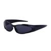 Gafas de Ciclismo Cortavientos Estilo Europeo y Americano para Hombres y Mujeres, Protección Solar, Gafas Personalizadas Estilo Y2K Milenio, Gafas Transfronterizas
