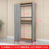 Arara de Roupas Estilo Aberto para Uso Doméstico, Cabideiro para Quarto, Guarda-Roupa Espessado e Reforçado, Closet de Metal Simples de Chão