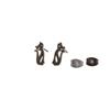 Aretes Simples Mini de Gato para Mujer Nicho Japonés y Coreano Lindo Divertido de Dibujos Animados de Animales Venta al por Mayor en Stock
