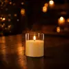 Lámpara de Velas de Simulación Transfronteriza Lámpara de Vela Electrónica LED Universal Lámpara de Vela de Plástico Simple Lámpara de Atmósfera para Fiesta Festiva