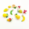 Aceite de fruta-goteo colgante de toronja accesorios para joyería DIY hongo mango plátano papaya pulsera collar pendiente colgante