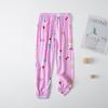 24 Pantalones de Algodón y Seda Finos de Verano para Niños con Pie Cubierto Anti-mosquitos Sueltos Casuales para Niños y Niñas Pantalones Pijamas de Aire Acondicionado para Bebé