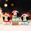 Nuevo Producto Transfronterizo: Bola de Nieve y Muñeco de Nieve de Cristal Mini Regalo de Vacaciones de Año Nuevo Adorno Brillante de Escritorio