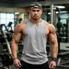 Colete de fitness masculino colete solto esportes corrida basquete maré europeia e americana l fluxo plus size camiseta sem mangas logotipo personalizado