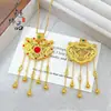 Atacado de Novos Pingentes de Cadeado Estilo Chinês Dragão e Fênix com Tassel de Dragão e Fênix Esmaltados no Mesmo Estilo dos das Lojas de Ouro