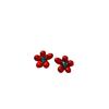 Aretes Retro Simples de Cártamo Sentido del Diseño Pequeños Transfronterizos Moda Europea y Americana Personalidad para Mujer Combinan con Todo Aretes Elegantes Aretes
