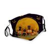 Mascarillas de algodón unisex con estampado digital 3D para adultos y niños, de Halloween, 2020