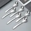 Acero inoxidable 304 12 Zodíaco cuchara de sopa casera cuchara creativa linda coreana mango corto para comer cuchara para niños