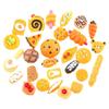 Bolo pão comida brincar resina acessórios caseiro creme cola DIY material miniatura casa de boneca decoração ornamentos atacado
