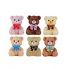 Novo produto transfronteiriço: Urso de Gravata Borboleta de Bolinhas Ornamento de Resina, Decoração Criativa de Mesa de Cura de Nicho de Alto Padrão