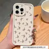 Lazo Rosa Femenino Adecuado para Funda Protectora de iPhone 13 11/12 Apple 14/15/16 Promax Funda para Teléfono Móvil 7