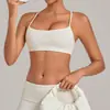 Top deportivo cruzado para yoga y fitness, adecuado para usar al aire libre, sujetador deportivo para correr, ropa interior deportiva de secado rápido con sensación de segunda piel 4686