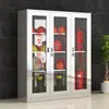Armário de Incêndio de Aço Inoxidável Armário de Suprimentos de Emergência Mini Estação de Bombeiros Armário de Exibição de Equipamentos de Combate a Incêndio Armário de Armazenamento de Suprimentos