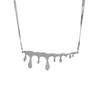 Collar de Acero de Titanio que No se Desvanece para Mujer, Accesorio de Cadena para el Cuello de Alta Gama, Estilo Minimalista Ins Europeo y Americano, Cadena para la Clavícula con Diseño de Nicho