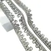 Cadena de strass con adhesivo termofusible para ropa DIY, accesorios de perforación en caliente, cadena para decoración de vestidos de boda, venta al por mayor