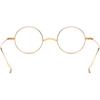 Armazón Ultra Ligero de Titanio Puro para Miopía Vintage Artístico Redondo Prince Armazón de Gafas Ópticas para Hombre Recubrimiento IP Shenzhen