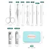 Caja de Plástico Belleza Manicura Set de 7 Piezas Cortaúñas Cuidado Cortaúñas Tijeras para Uñas Herramientas Se Puede Personalizar con Logo