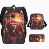 Mochila de Alta Venta Transfronteriza Set de Mochilas Escolares para Estudiantes de 17 pulgadas Impresión Digital 3D Mochila Escolar Personalizada con Imágenes Dropshipping