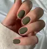 Colección Transfronteriza Europea y Americana de Uñas Postizas de Color Sólido Más Vendidas para Manos y Pies, Uñas Simples, Modernas, Frescas, de Color Sólido, Forma Larga de Almendra