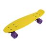 Tabla de pez de plástico de color sólido de 22 pulgadas para principiantes, scooter de cuatro ruedas para jóvenes, monopatín para niños, calle, cepillo, monopatín de una sola curvatura