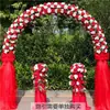 Arco de Flores de Seda Puerta de Flores para Boda Arco para Evento de Apertura de la Puerta de la Felicidad Accesorios de Arco de Flores Puerta de Flores para Boda Productos Terminados