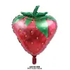 Fresa Manzana Cereza Piña Forma Especial Fruta y Verdura Sandía Película de Aluminio Decoración de Fiesta Globo Fabricante Mayorista