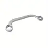 Llave torx tipo C tipo U con mango curvo, llave de doble cabeza de 12 puntas, juego de llaves combinadas multiespecificación de acero al cromo vanadio para reparación de maquinaria