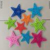 Estrella de Ratán de 20cm Estrella de Cinco Puntas Navideña Aula Centro Comercial Jardín de Niños Colgante Decorativo Estrella Bola de Ratán Colorida