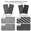 Toalla de Baño Doméstica de Doble Cara para Exfoliar la Espalda, Fuerte Exfoliación de Barro y Ceniza, Toalla de Baño Larga de Tira para Estirar la Espalda, Baño Transfronterizo