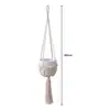 Bolsa de red para maceta, cesta colgante para plantas, cesta colgante de jardín tejida estilo bohemio, cesta colgante para plantas de venta caliente transfronteriza