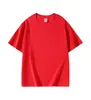 Camiseta de Algodón con Hombro Caído de Manga Corta con Cuello Redondo Color Sólido Ropa de Grupo Ropa de Clase para Hombres y Mujeres Viaje Diario