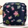 Linda Bolsa de Almacenamiento para Compresas Sanitarias, Bolsa Menstrual Portátil para Estudiantes, Bolsita de Almacenamiento para Niñas para Guardar Toallas Sanitarias