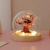 Árvore dos Desejos Flor de Cerejeira DIY Luminária Handmade Decoração de Mesa Luminosa Presente Criativo para Estudante Presente de Aniversário