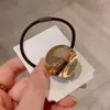 Coração da menina Tendão de borracha elástica de alta super fofo garotinha imitação de bola de cristal anel de cabelo high-end luz de luxo Internet celebridade corda