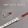 Hebilla conectora para conexión en esquina de tiras de luces LED COB, tipo universal de bajo voltaje, no requiere soldadura