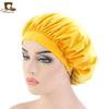 Gorro de dormir de terciopelo elástico de ala ancha, redondo, de franela, para quimioterapia, turbante.