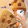 Adorables gorros Capibala para el cabello para mujer, súper absorbentes, de secado rápido, para lavar el cabello, toalla para el cabello, gorro de ducha, gorro de lana coral.